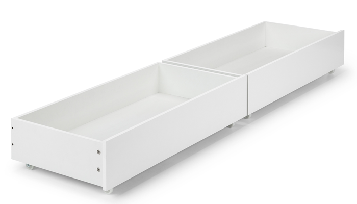 Pair of Under-Drawers (see separate frame)  - White